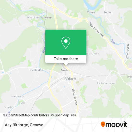 Asylfürsorge map