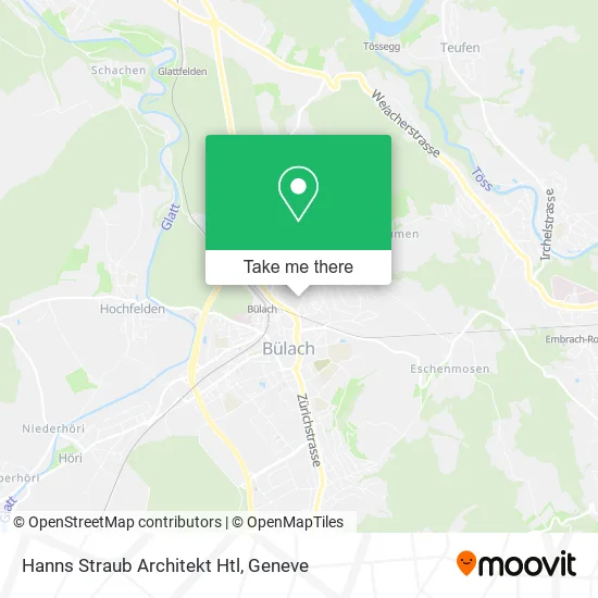 Hanns Straub Architekt Htl map