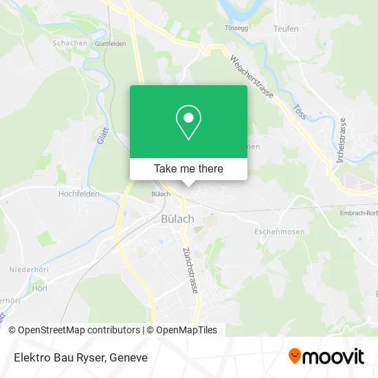 Elektro Bau Ryser map