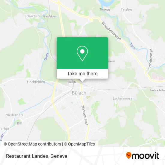 Restaurant Landes map