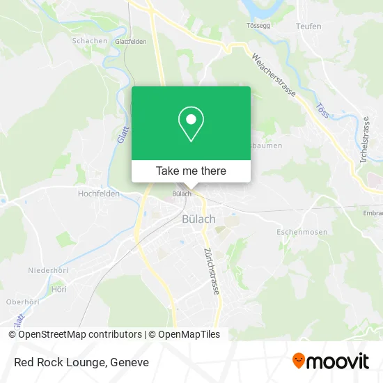 Red Rock Lounge map