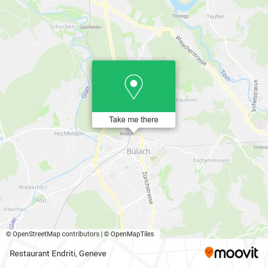Restaurant Endriti map