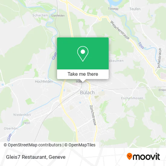 Gleis7 Restaurant map