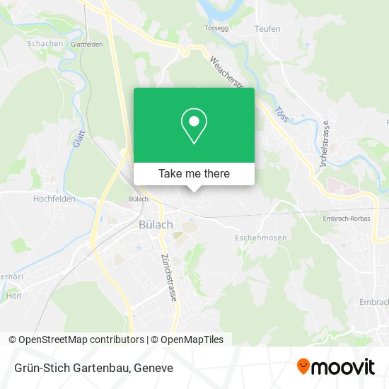 Grün-Stich Gartenbau map