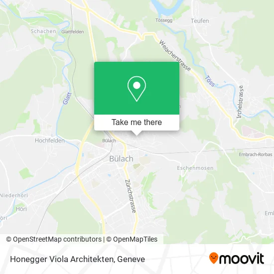 Honegger Viola Architekten map