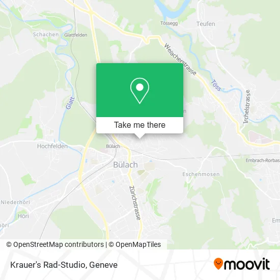 Krauer's Rad-Studio map