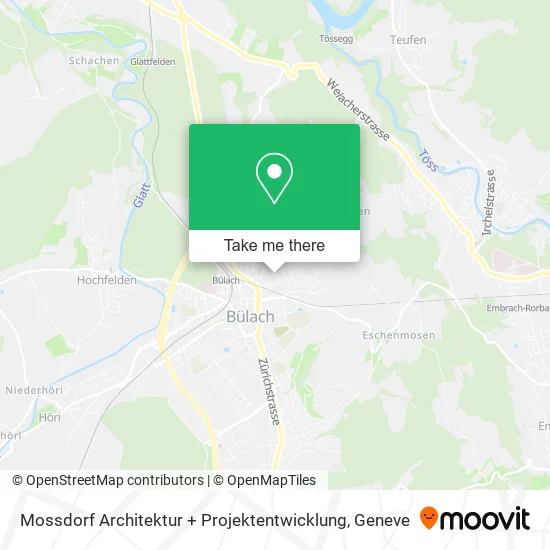 Mossdorf Architektur + Projektentwicklung map