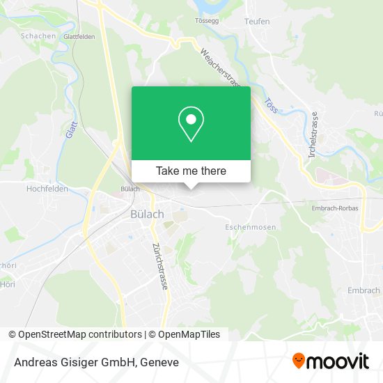 Andreas Gisiger GmbH map