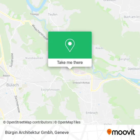 Bürgin Architektur Gmbh map