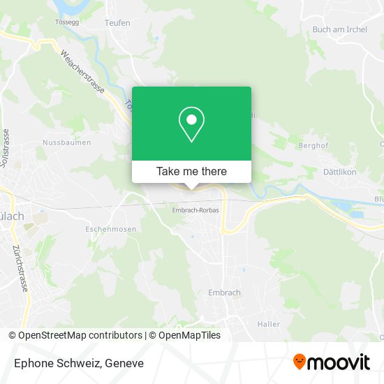 Ephone Schweiz map