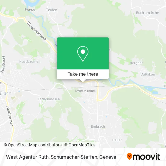 West Agentur Ruth, Schumacher-Steffen map