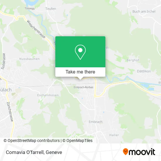 Comavia O'farrell map