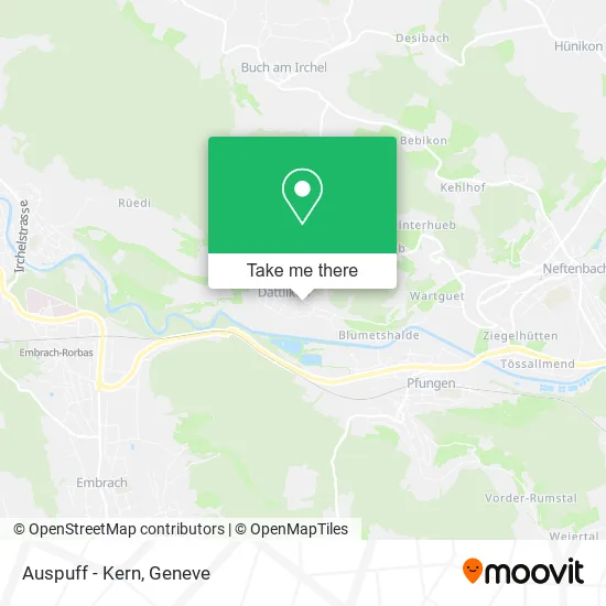 Auspuff - Kern map