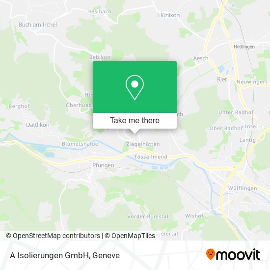 A Isolierungen GmbH map