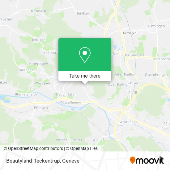 Beautyland-Teckentrup map