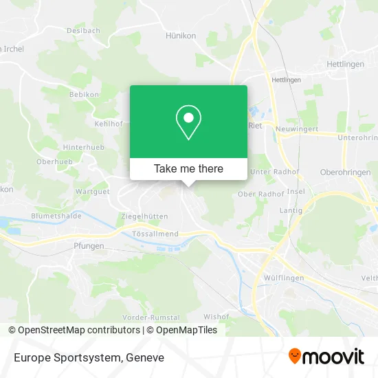 Europe Sportsystem map