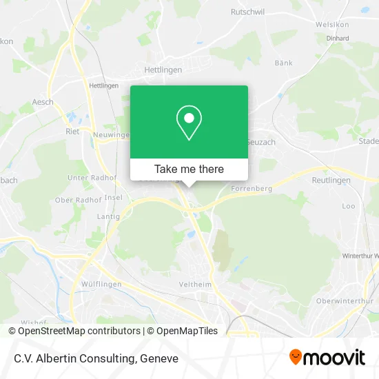 C.V. Albertin Consulting map