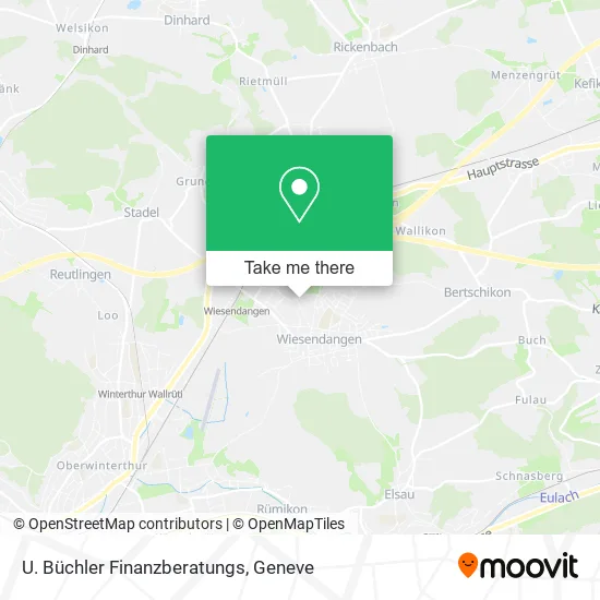 U. Büchler Finanzberatungs map