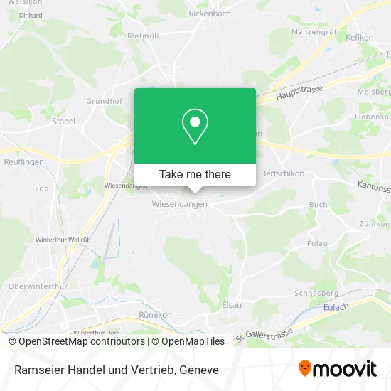 Ramseier Handel und Vertrieb map