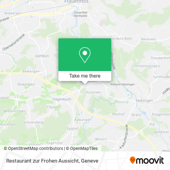Restaurant zur Frohen Aussicht map
