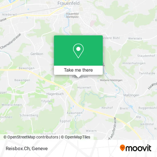 Reisbox.Ch map