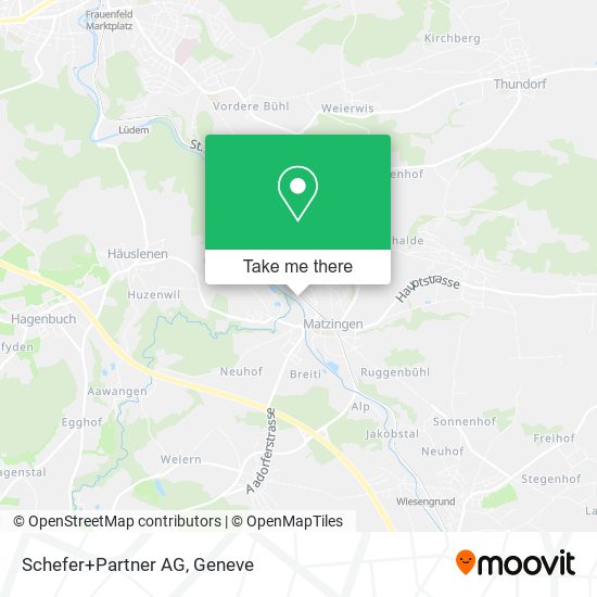 Schefer+Partner AG map