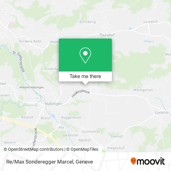 Re/Max Sonderegger Marcel map