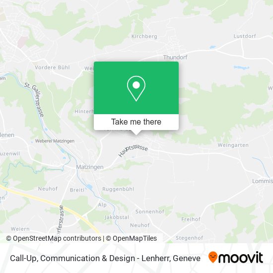 Call-Up, Communication & Design - Lenherr map