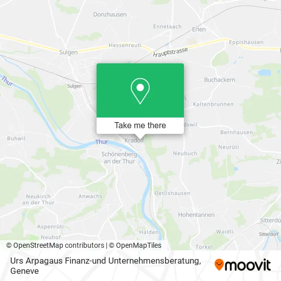 Urs Arpagaus Finanz-und Unternehmensberatung map