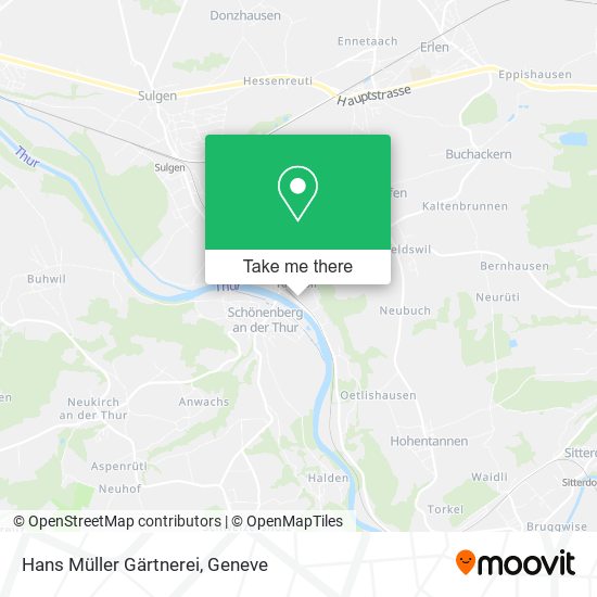 Hans Müller Gärtnerei map