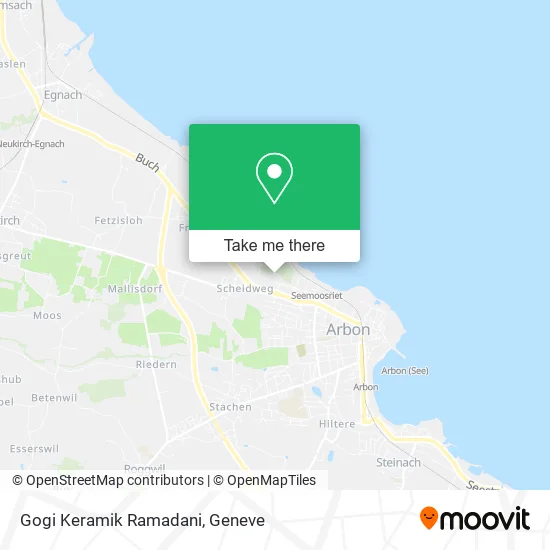 Gogi Keramik Ramadani map