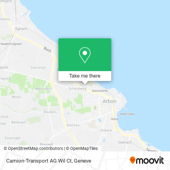 Camion-Transport AG Wil Ct map