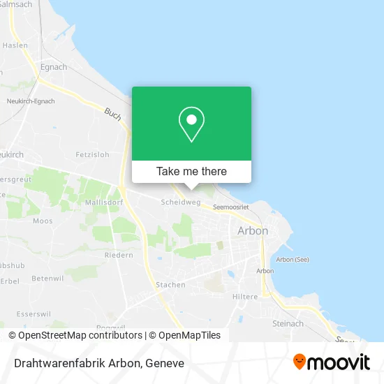 Drahtwarenfabrik Arbon map