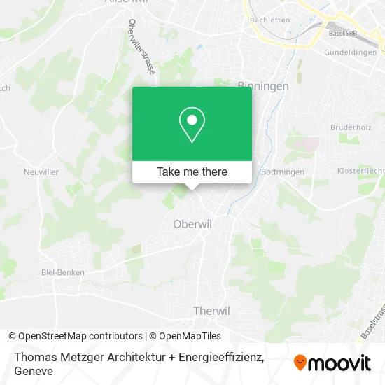 Thomas Metzger Architektur + Energieeffizienz map