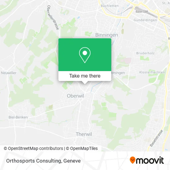 Orthosports Consulting map