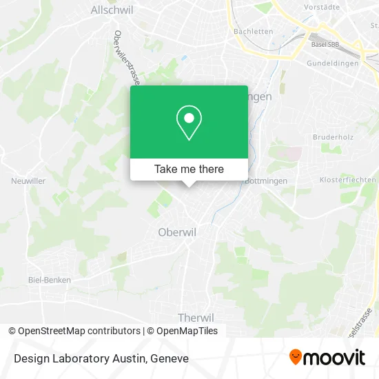 Design Laboratory Austin map