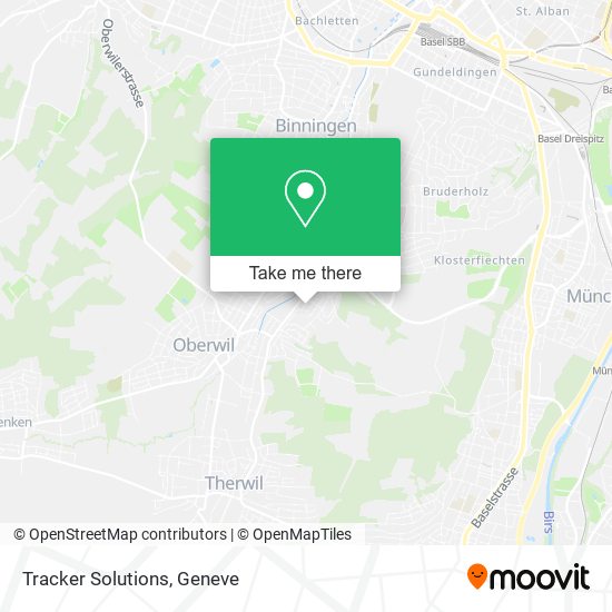 Tracker Solutions map