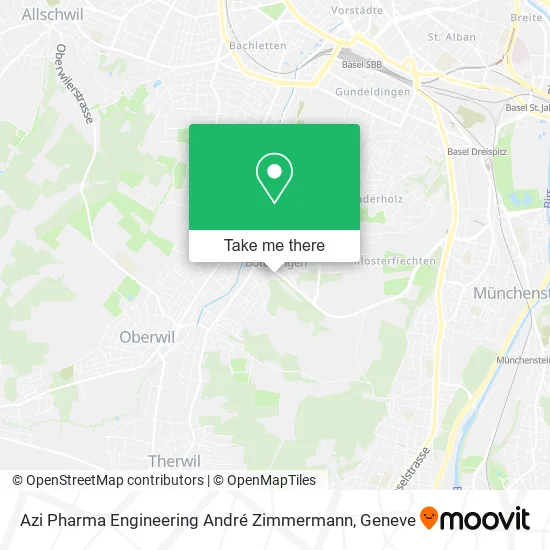 Azi Pharma Engineering André Zimmermann map