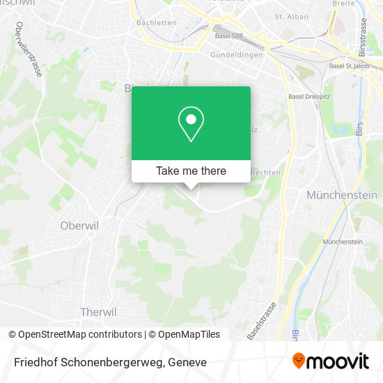 Friedhof Schonenbergerweg map