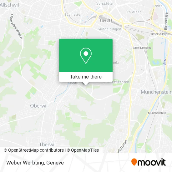 Weber Werbung map