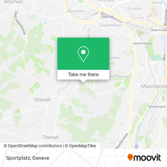 Sportplatz map