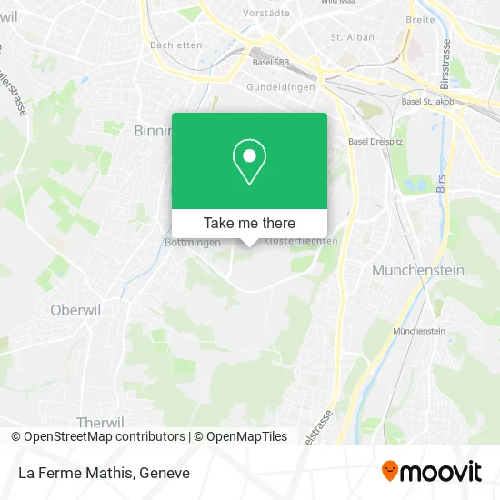 La Ferme Mathis map