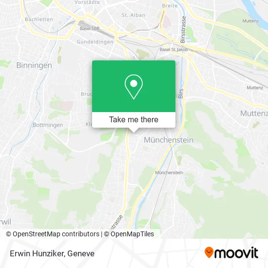 Erwin Hunziker map
