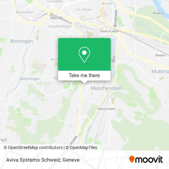 Aviva Systems Schweiz map