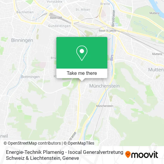 Energie-Technik Plamenig - Isocal Generalvertretung Schweiz & Liechtenstein map