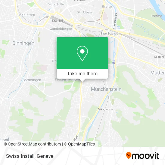 Swiss Install map