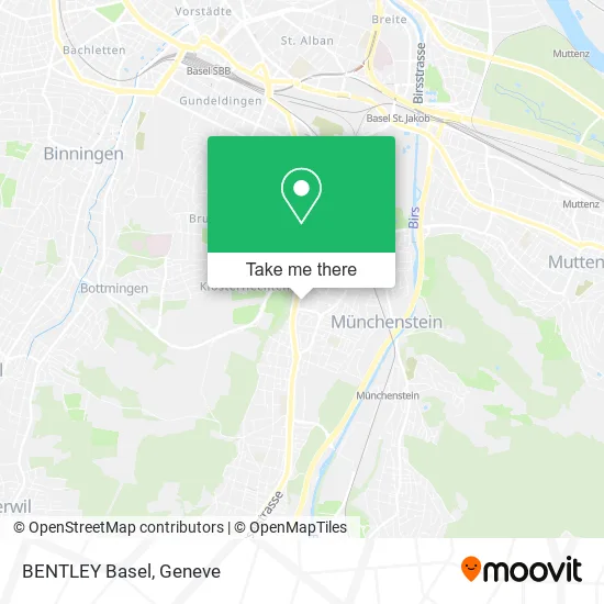 BENTLEY Basel map