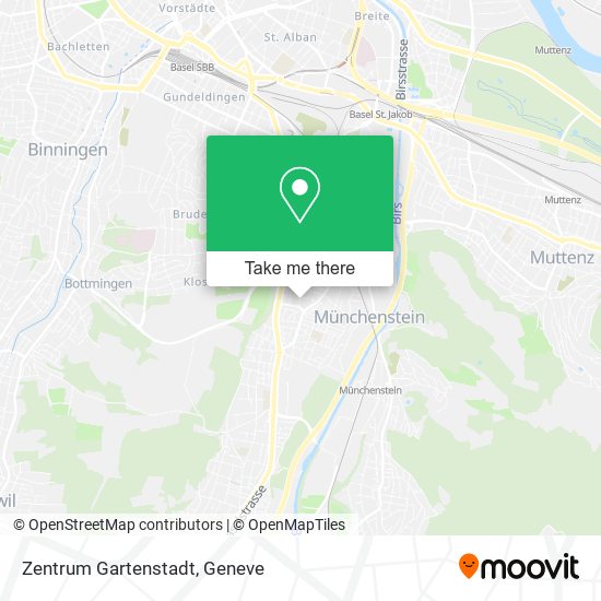 Zentrum Gartenstadt map
