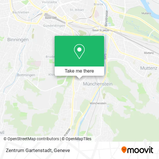 Zentrum Gartenstadt map