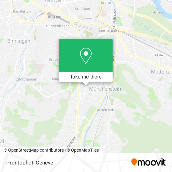 Prontophot map